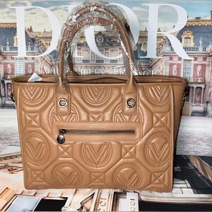 Valentino Orlandi quilted XL tote